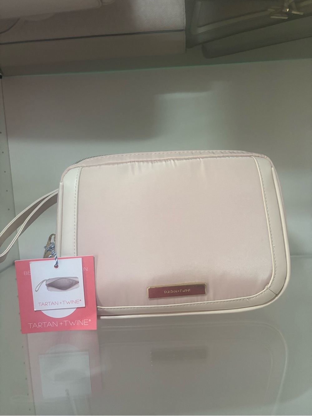 Blush Pink Cosmetic travel Bag